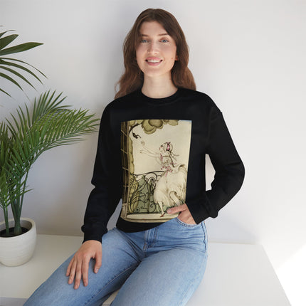 Sur talons rouges (On Red Heels) pl 02 by Gerda Wegener Heavy Blend™ Crewneck Sweatshirt