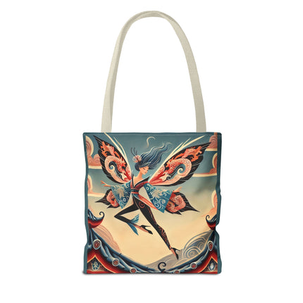 The Dragon Fairy of the Temple Tote Bag – Mythic Grace & Ancient Power