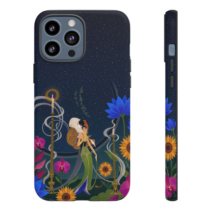 🌙🕯️ The Lady Of The Midnight Garden Phone Case – Art Deco Nocturne