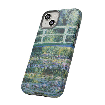 Water Lilies and Japanese Bridge by Claude Monet Phone Cases
