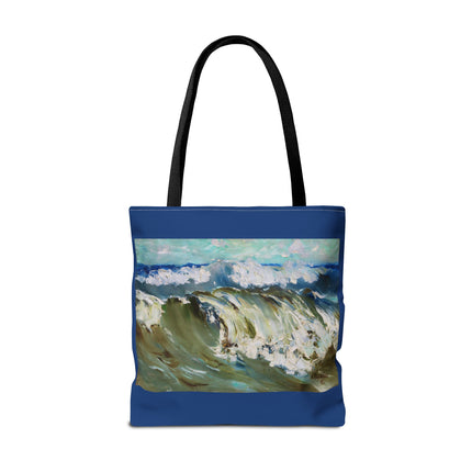 The Wave by Karl Hagemeister Tote Bag (AOP)