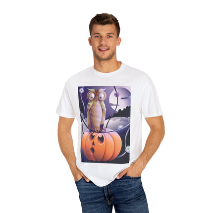 The Startled Pumpkin Unisex Garment-Dyed T-shirt