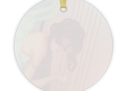 Heavenly Angel Duet Glass Ornament