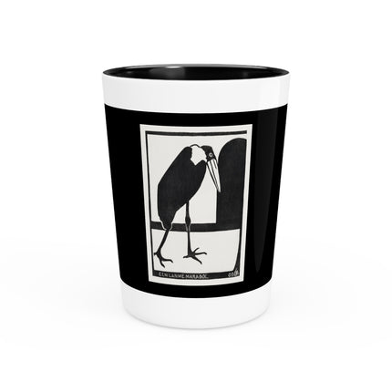 A Lame Marabou by Samuel Jessurun de Mesquita Ceramic Shot Glass