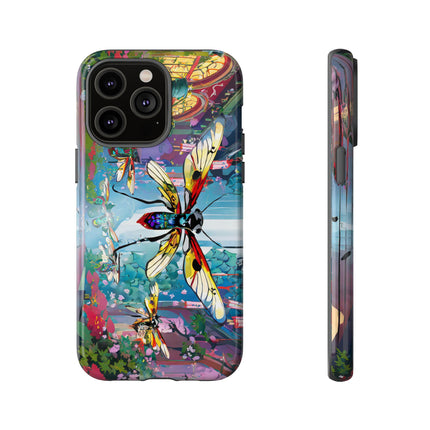 Neon Swarm Phone Cases