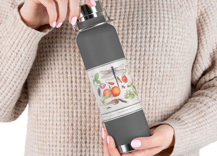 Natural History Ensemble, No. 7 by Anselmus Boëtius de Boodt Copper Vacuum Insulated Bottle, 22oz