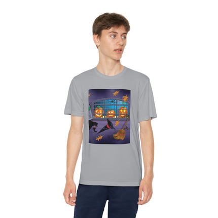 Whimsical Halloween Mischief Youth Competitor Tee
