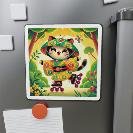 Firefly Dance on Wheels Die-Cut Magnets (5 Sizes)