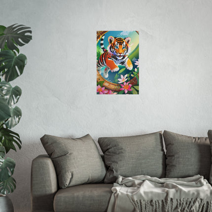 Majestic Tiger Cub Fine Art Posters