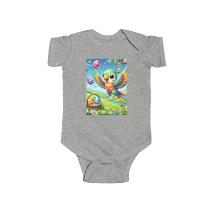 Easter Parrot Infant Fine Jersey Bodysuit