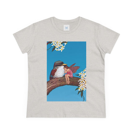 Magnolia Fairy and the Woodland Bird Cotton Tee