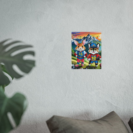 Animal Athletes Fine Art Posters