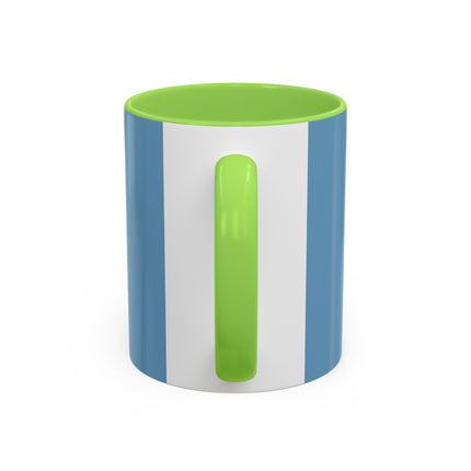 🎿❄️ The Winter Garden Skier Colorful Mug – Whimsical Holiday Fantasy