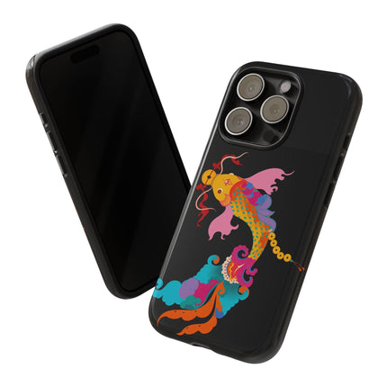 Golden Koi Phone Case – Lucky Swim & Vibrant Fortune