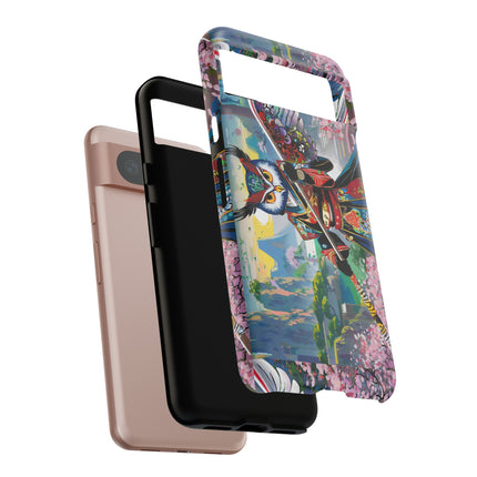 Cyberpunk Samurai Owl Phone Cases