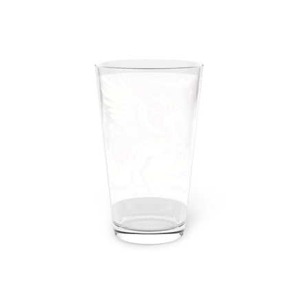 Flame-Winged Horse at Sunset  Glass, 16oz
