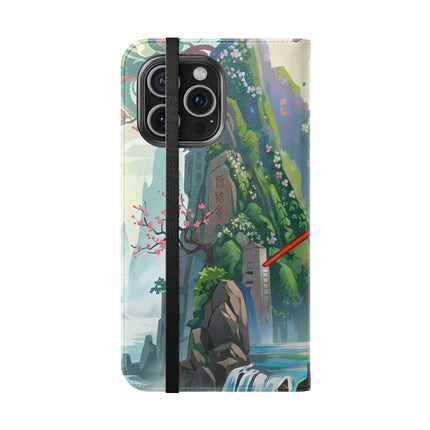 🐘⚔️ Cyberpunk Elephant Samurai Flip Case – Ancient Wisdom & Neon Power