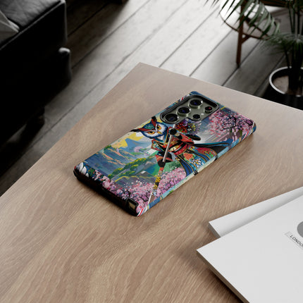 Cyberpunk Samurai Owl Phone Cases