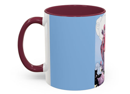 Goddess of the Swirling Sea Colorful Mugs (11oz, 15oz)