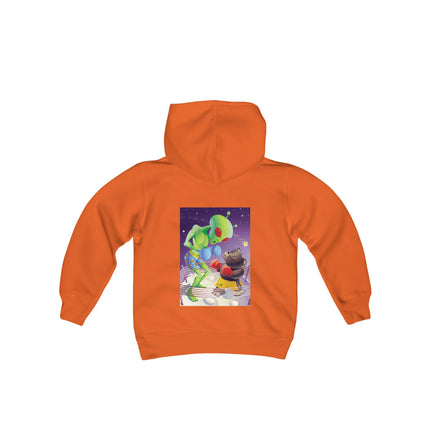 Cosmic Clash Youth Hooded Sweatshirt – An Epic Battle Beyond the Stars
