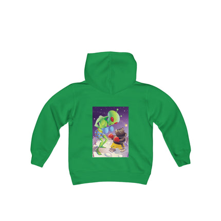 Cosmic Clash Youth Hooded Sweatshirt – An Epic Battle Beyond the Stars