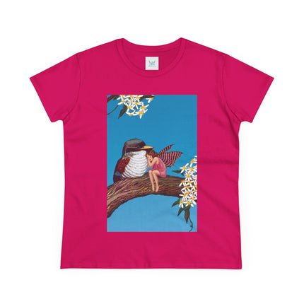 Magnolia Fairy and the Woodland Bird Cotton Tee