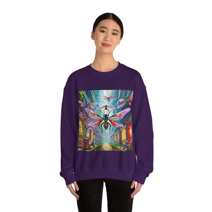 Neon Swarm Unisex Heavy Blend™ Crewneck Sweatshirt