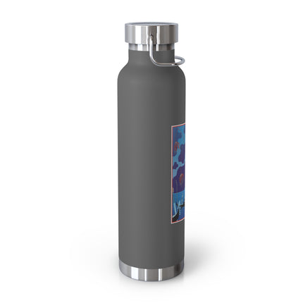 Fireworks in Venice by George Barbier Copper Vacuum Insulated Bottle, 22oz