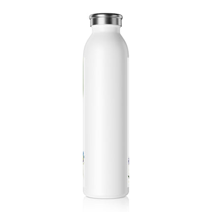 Blooming Splendor: A Floral Transformation Slim Water Bottle
