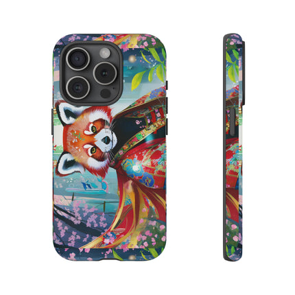 Cybernetic Red Panda Phone Cases