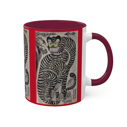Talismanic Tiger Colorful Mugs, 11oz