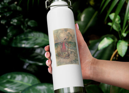 Rita Rides on the Dolphin by Warwick Goble Copper Vacuum Insulated Bottle, 22oz