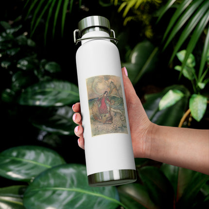 Rita Rides on the Dolphin by Warwick Goble Copper Vacuum Insulated Bottle, 22oz
