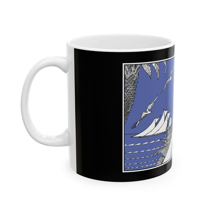 Coastal Elegance Ceramic Mug 11oz