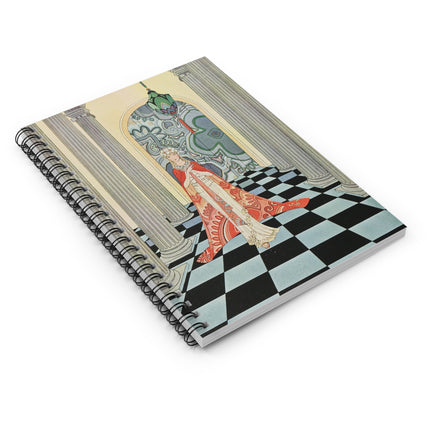 Cadmus Beheld a Female Figure by Virginia Frances Sterrett Spiral Notebook - Ruled Line