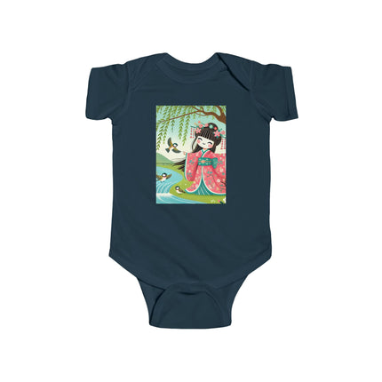 Sparrow Dance Geisha Fairy Infant Fine Jersey Bodysuit