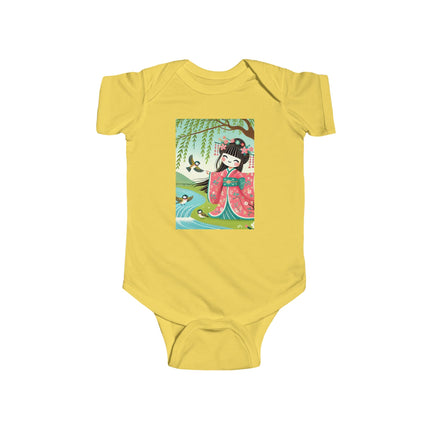 Sparrow Dance Geisha Fairy Infant Fine Jersey Bodysuit