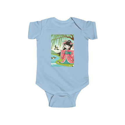 Sparrow Dance Geisha Fairy Infant Fine Jersey Bodysuit