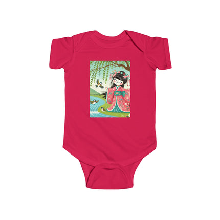 Sparrow Dance Geisha Fairy Infant Fine Jersey Bodysuit