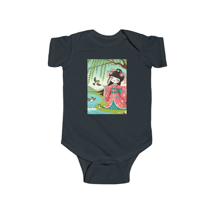 Sparrow Dance Geisha Fairy Infant Fine Jersey Bodysuit