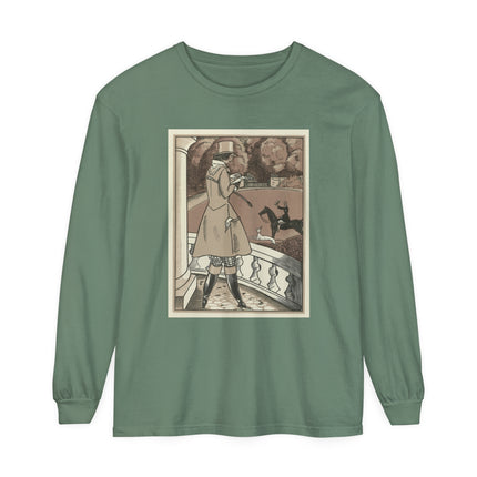 Amazone by Fernand Siméon Unisex Garment-dyed Long Sleeve T-Shirt