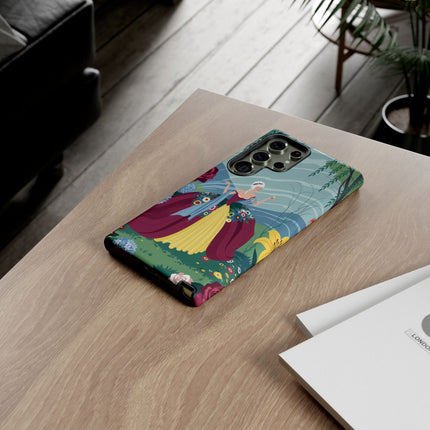 🌹🌿 The Willow Garden Promenade Phone Case – Art Deco Floral Elegance