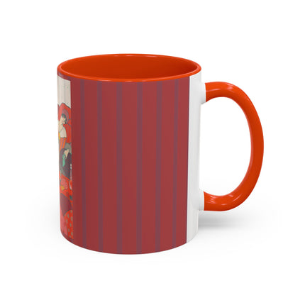 Les Coussins by Georges Lepape Colorful Mugs (11oz, 15oz)