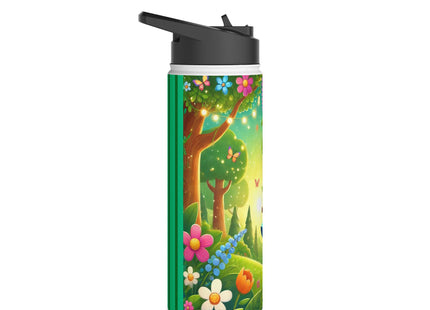 Robot Fairy Stainless Steel Water Bottle, Standard Lid