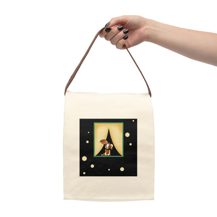 Playful Paws Canvas Lunch Bag With Strap