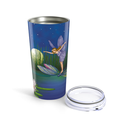 Fairy on a Dragonfly by Ida Rentoul Tumbler 20oz