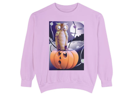 The Startled Pumpkin Unisex Garment-Dyed Sweatshirt