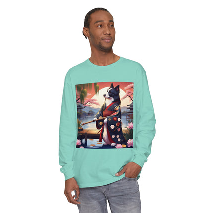 Border Collie Warrior Long Sleeve T-Shirt