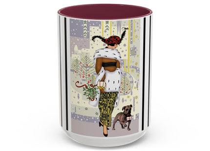 Wrapped in Elegance Colorful Mugs (11oz, 15oz)