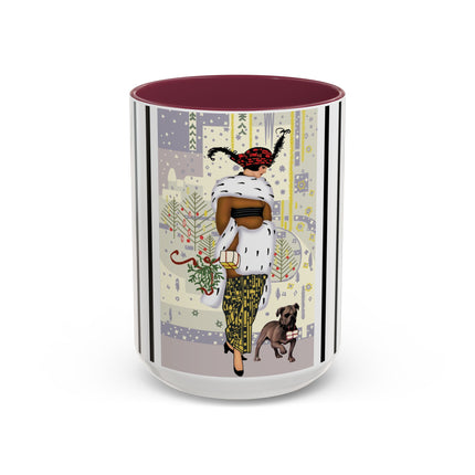 Wrapped in Elegance Colorful Mugs (11oz, 15oz)